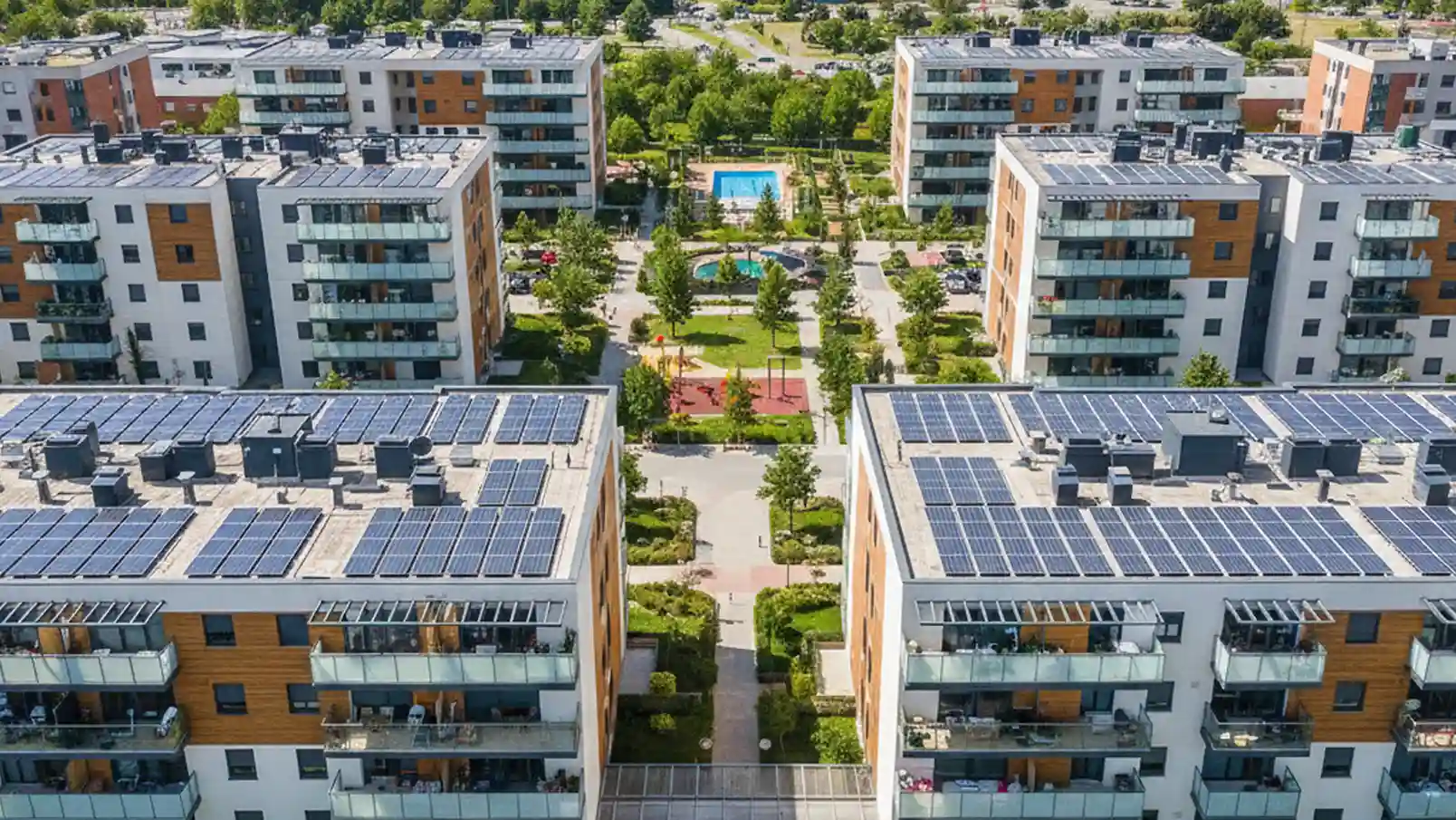 Paneles solares en comunidad de vecinos